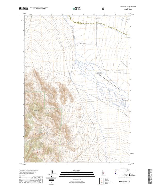 Mahogany Hill topographic map thumbnail