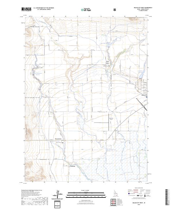 Malad City West topographic map thumbnail