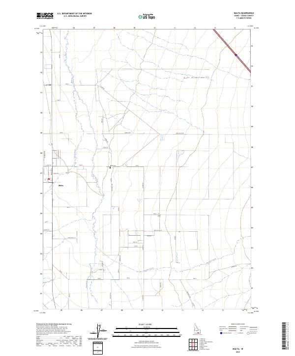 Malta topographic map thumbnail