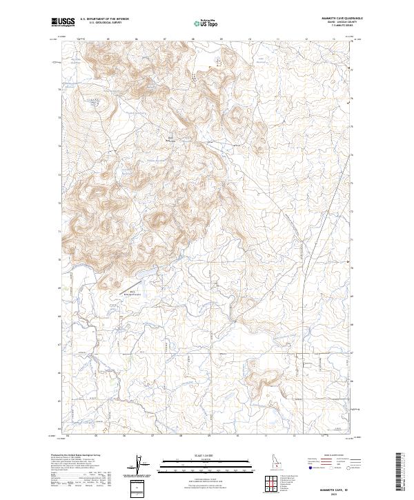 Mammoth Cave topographic map thumbnail