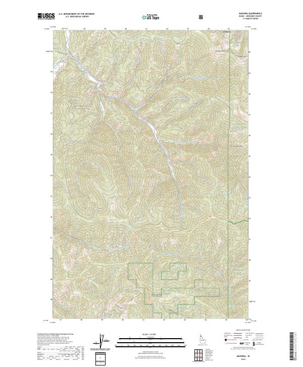Masonia topographic map thumbnail