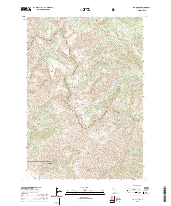 May Mountain 2023 topographic map thumbnail