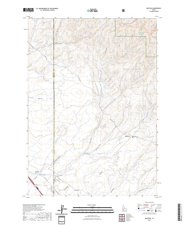 Mayfield topographic map thumbnail