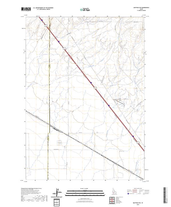 Mayfield SW 2023 topographic map thumbnail
