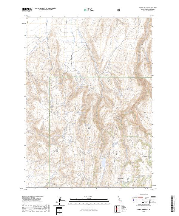 McMullen Basin 2023 topographic map thumbnail