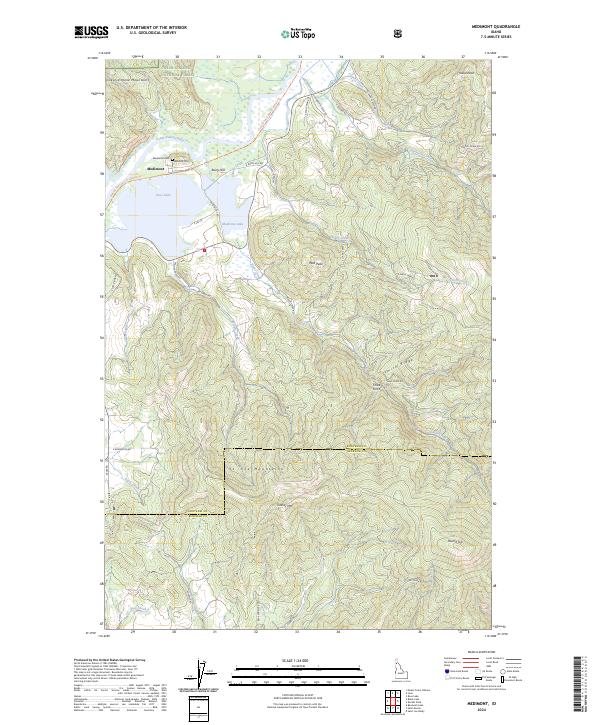 Medimont topographic map thumbnail
