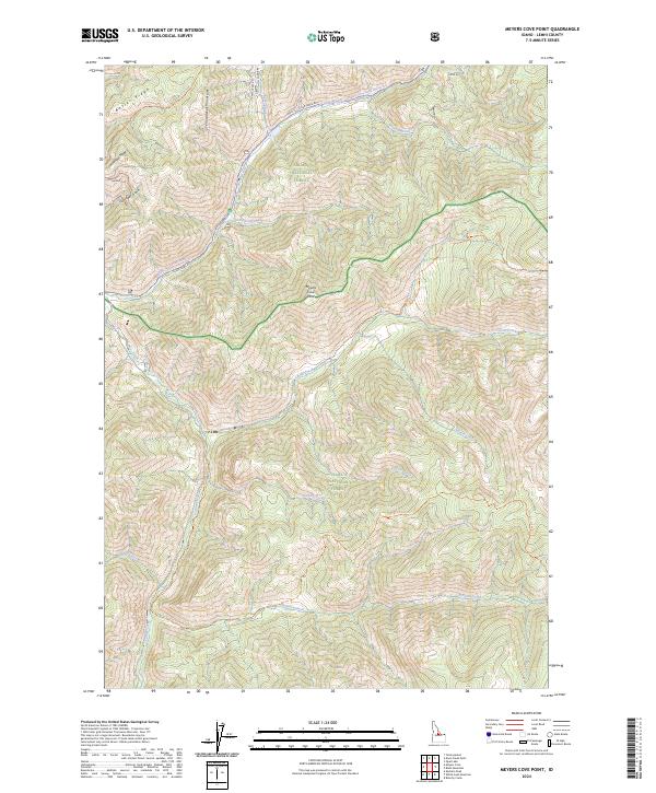 Meyers Cove Point topographic map thumbnail