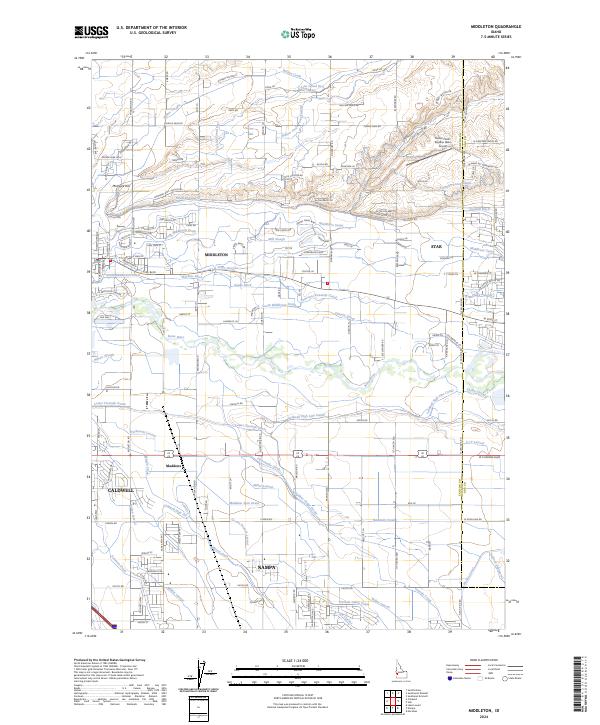 Middleton topographic map thumbnail
