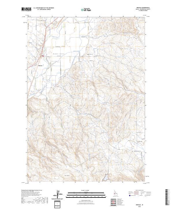 Midvale topographic map thumbnail