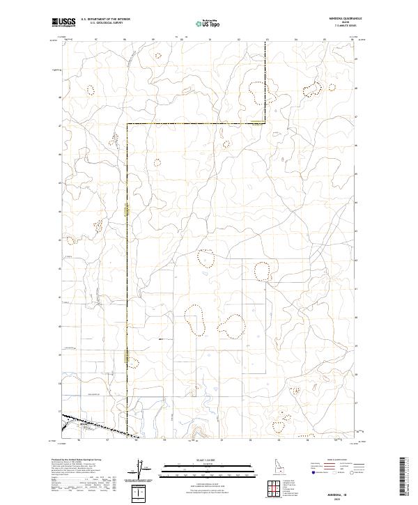 Minidoka topographic map thumbnail