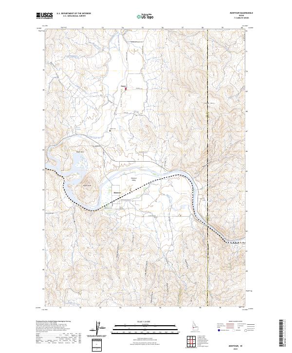 Montour 2023 topographic map thumbnail