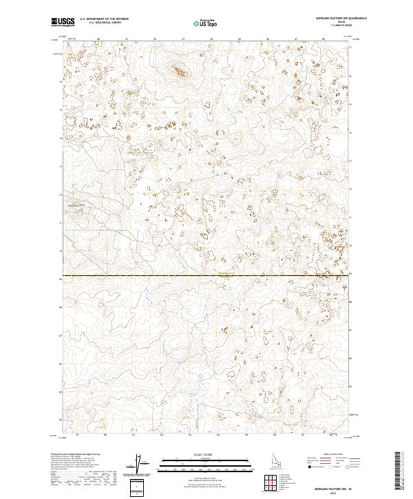 Morgans Pasture NW topographic map thumbnail
