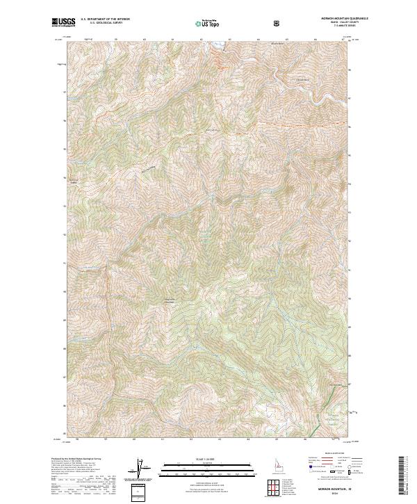 Mormon Mountain topographic map thumbnail