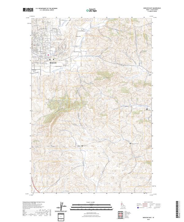 Moscow East topographic map thumbnail