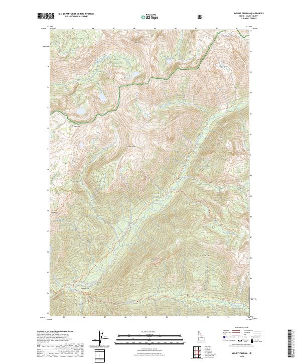 Mount Paloma 2024 topographic map thumbnail