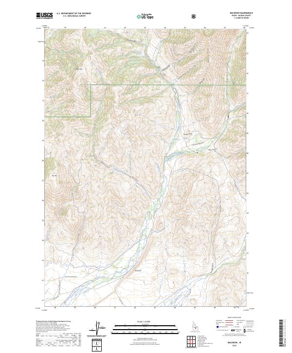 Muldoon topographic map thumbnail