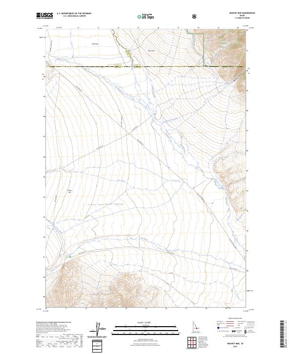 Mulkey Bar topographic map thumbnail