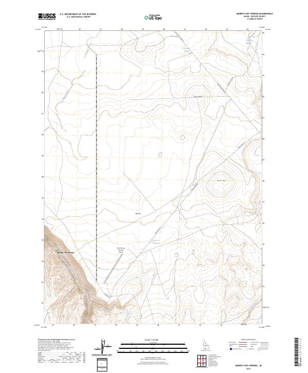 Murphy Hot Springs topographic map thumbnail
