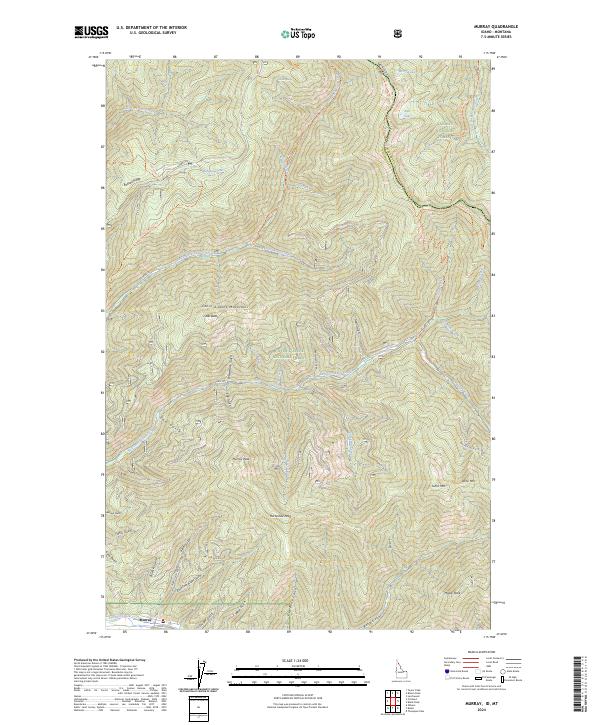 Murray topographic map thumbnail