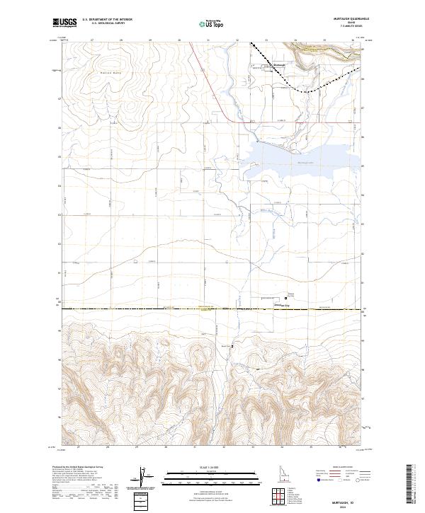 Murtaugh topographic map thumbnail
