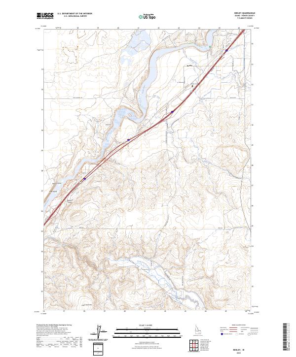 Neeley topographic map thumbnail