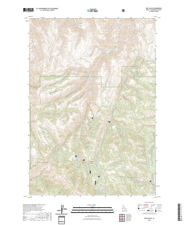 Neil Gulch topographic map thumbnail