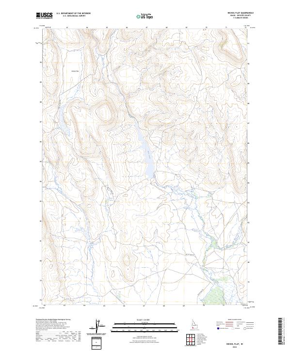 Nichol Flat topographic map thumbnail