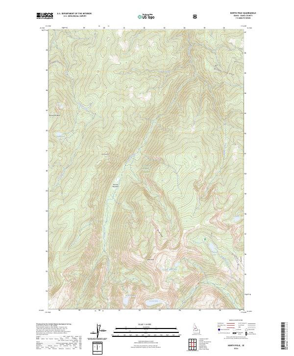 North Pole topographic map thumbnail