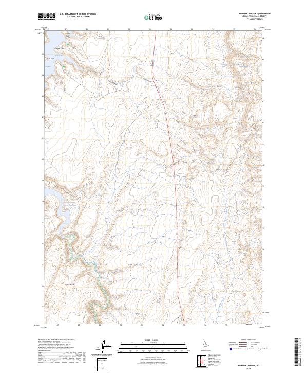 Norton Canyon topographic map thumbnail