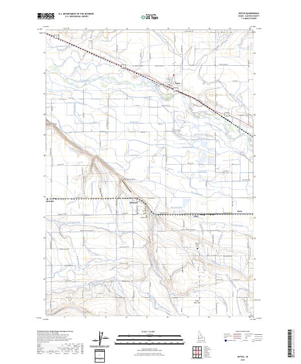Notus topographic map thumbnail