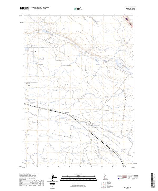 Owyhee 2023 topographic map thumbnail