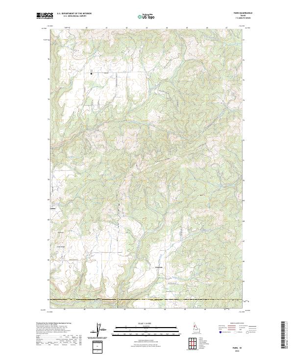 Park topographic map thumbnail