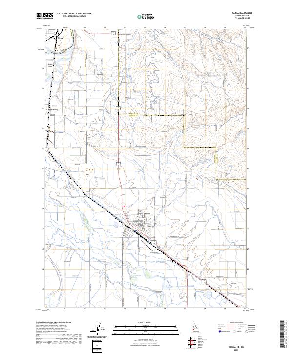 Parma topographic map thumbnail