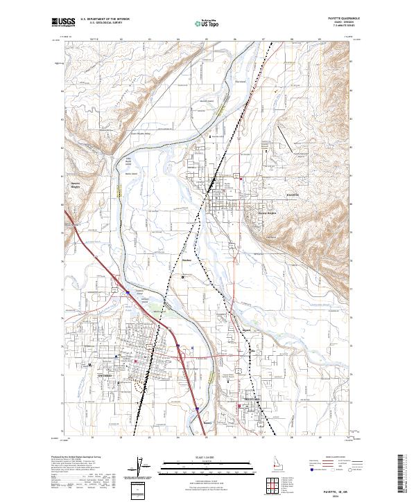 Payette topographic map thumbnail