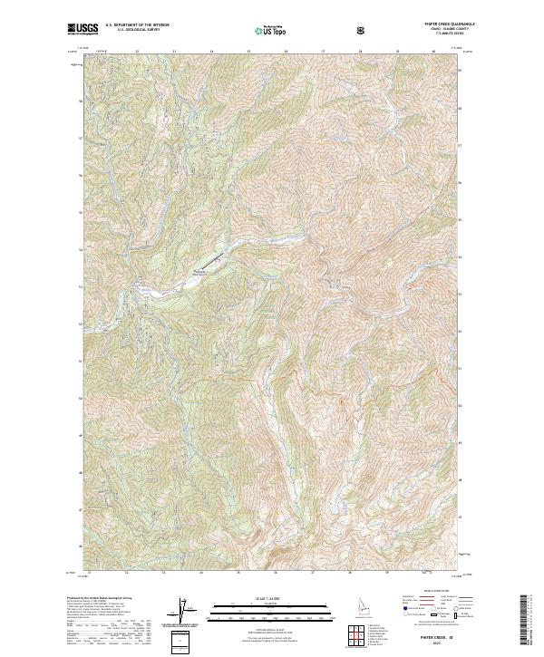 Phifer Creek topographic map thumbnail