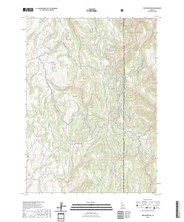 Pike Mountain topographic map thumbnail