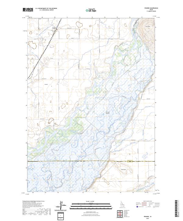 Pingree topographic map thumbnail