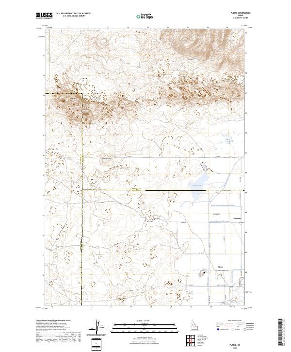 Plano topographic map thumbnail