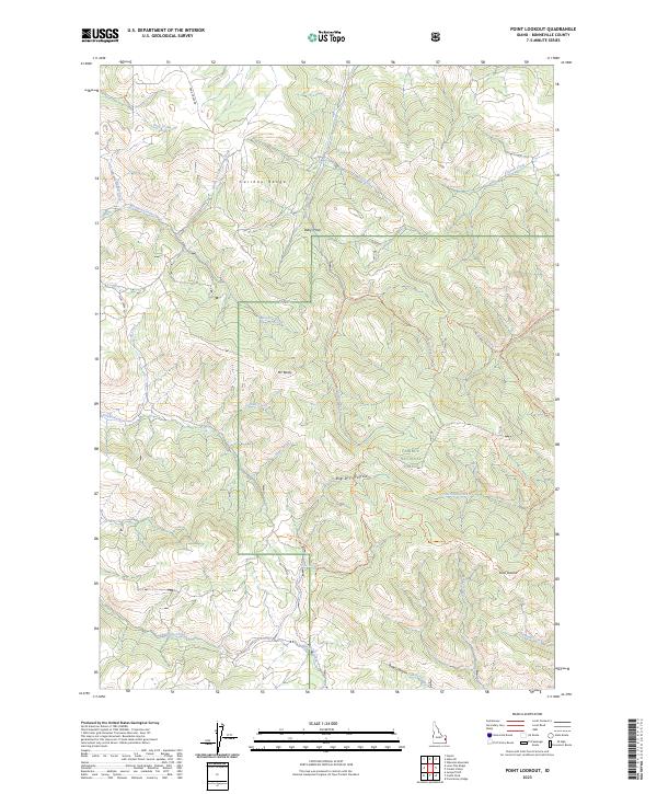 Point Lookout topographic map thumbnail
