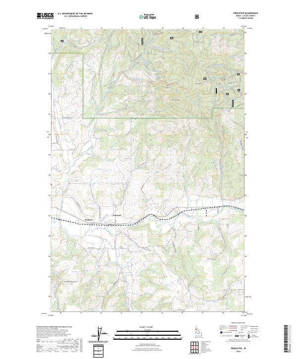 Princeton topographic map thumbnail