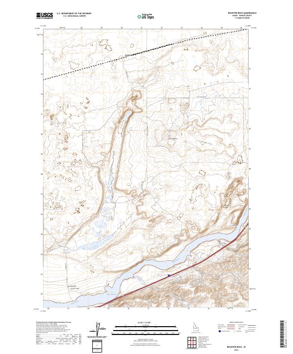 Register Rock topographic map thumbnail