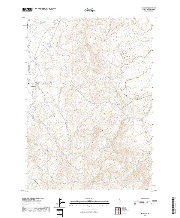 Reynolds topographic map thumbnail