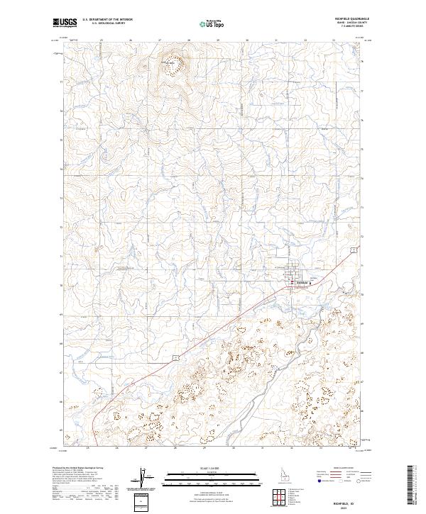 Richfield 2023 topographic map thumbnail