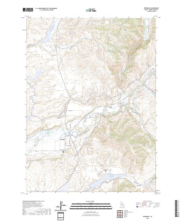 Riverdale topographic map thumbnail
