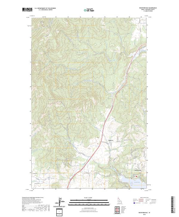 Rockford Bay topographic map thumbnail