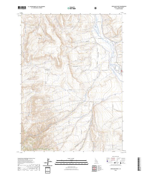 Rockland West topographic map thumbnail