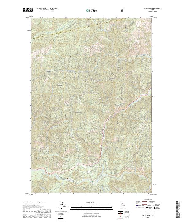 Rocky Point topographic map thumbnail