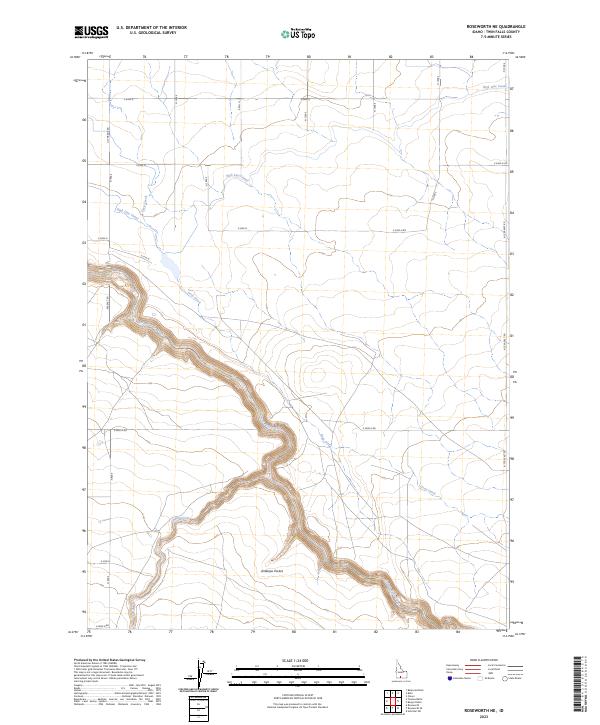 Roseworth NE topographic map thumbnail