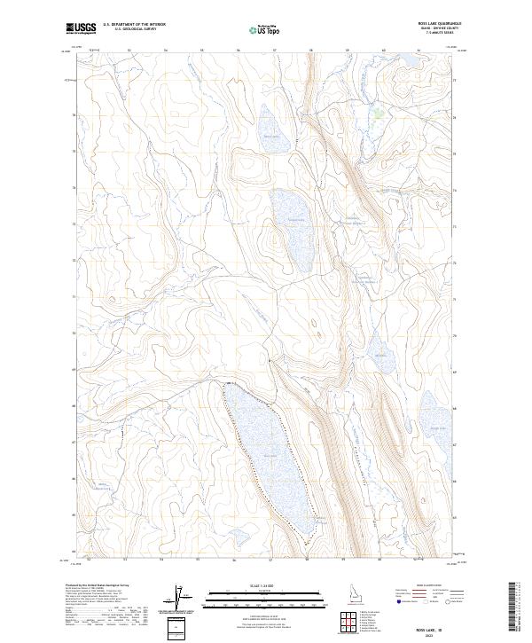 Ross Lake 2023 topographic map thumbnail