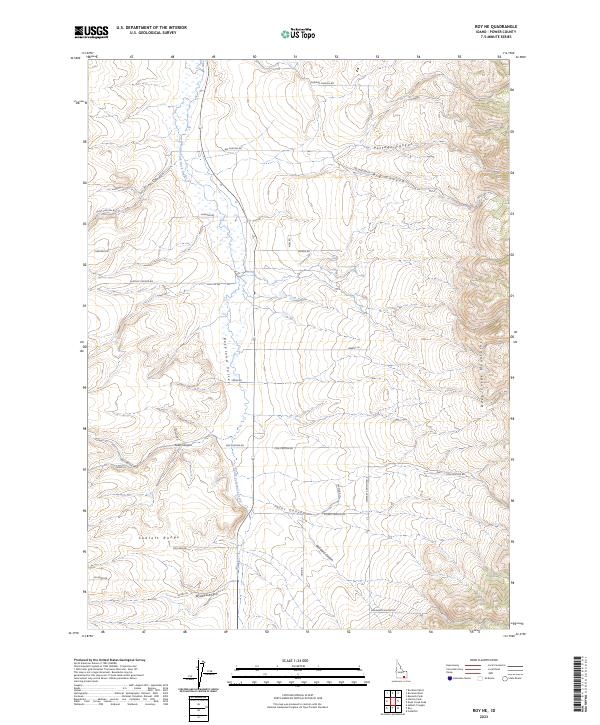 Roy NE topographic map thumbnail